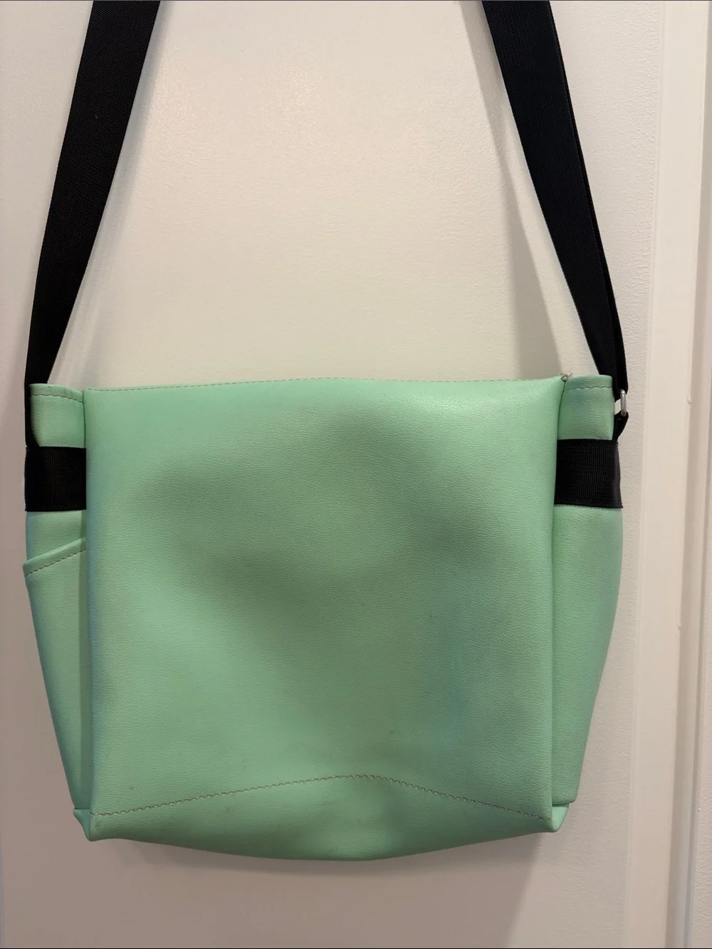 Vintage Paul Frank Messenger Bag Green & White